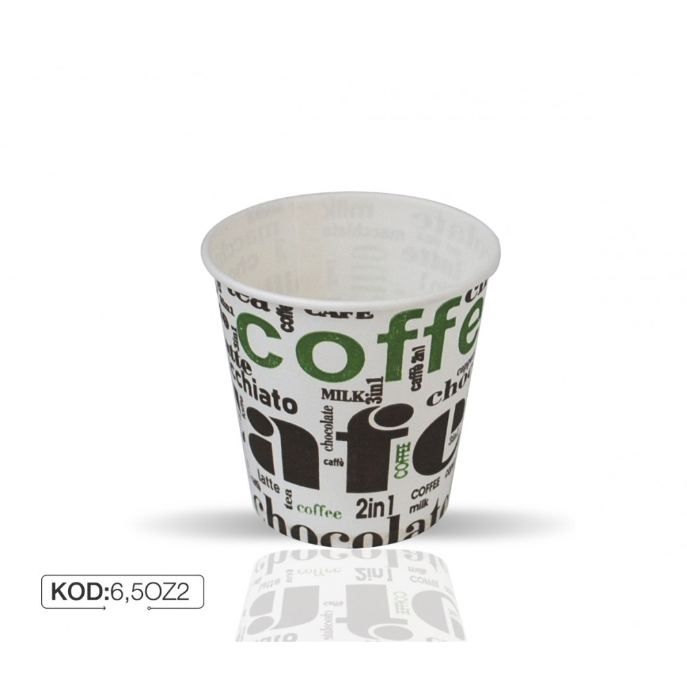 EKSTREM KARTON BARDAK 6,5OZ 50AD/PK 3000AD/60PK/KL