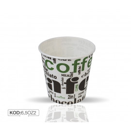 EKSTREM KARTON BARDAK 6,5OZ 50AD/PK 3000AD/60PK/KL