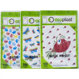 ECO EL GEÇME BLOK POŞET BEYAZ 30*45 (NO:3) 100AD/PK 30PK/KL