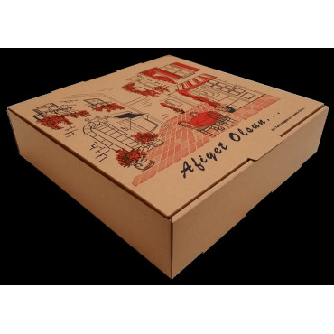 KARTON PİZZA KUTUSU 31*31CM 50AD/PK