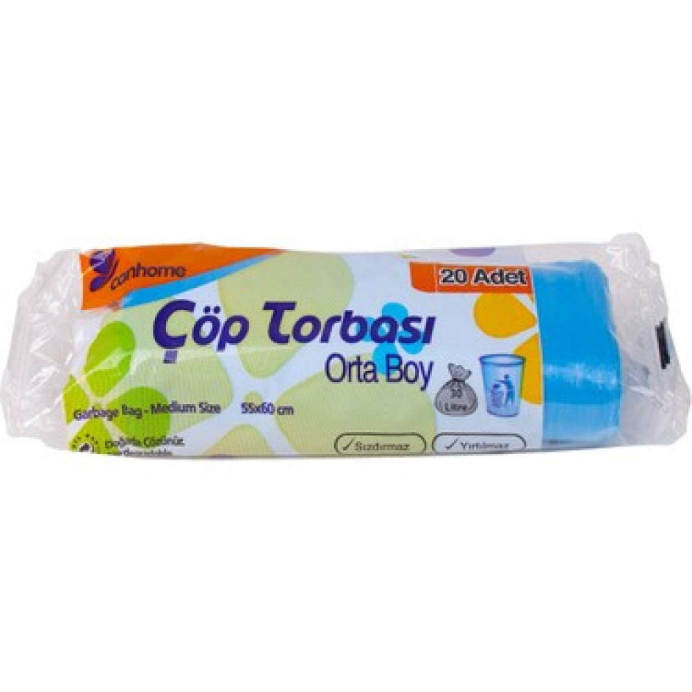 CANHOME ÇÖP POŞETİ 55*60 (ORTA BOY) 20AD/PK 50PK/KL