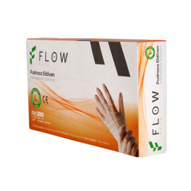 FLOW TAPE PUDRASIZ ŞEFFAF ELDİVEN (L) 200LÜ 20PK/KL