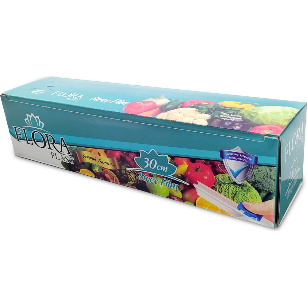 FLORAPLAST STRECH FİLM 30*300MT 8MİC 6AD/KL