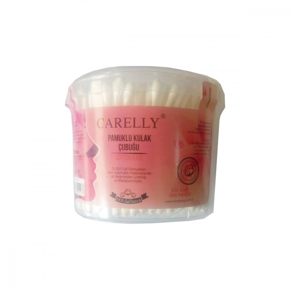 Carelly Kulak Pamuğu 300lü Yuv.Kutu CR-F426 6AD/PK 144AD/KL