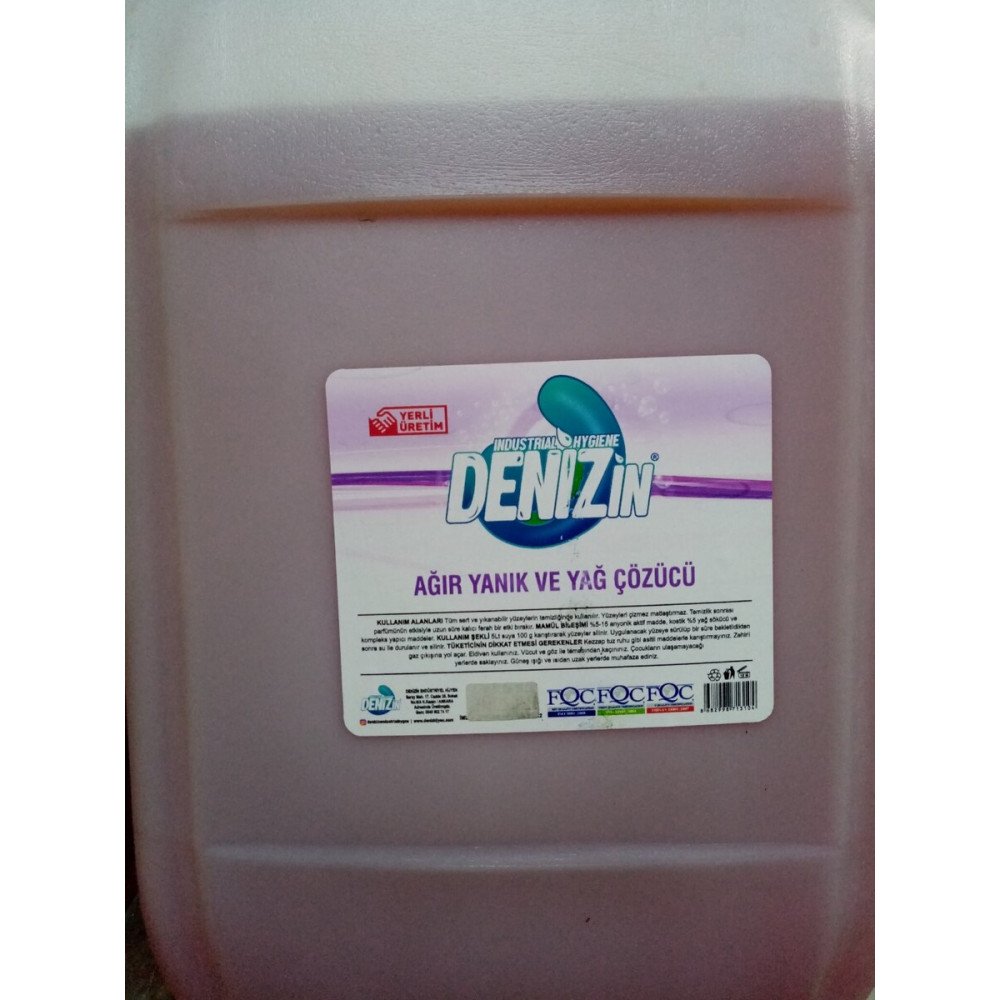 DNZ AĞIR YANIK YAĞ ÇÖZÜCÜ 5KG