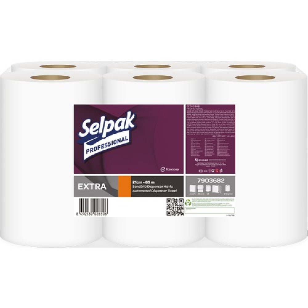 Selpak Prof. Sensörlü Havlu 21 Cm-85 Mt 6AD/KL
