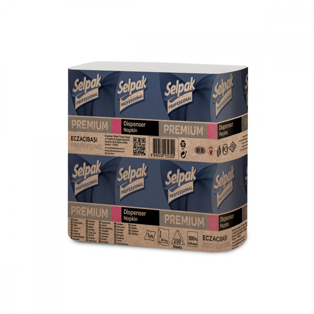 Selpak Prof. Premium Dispenser Peçete 18PK/KL