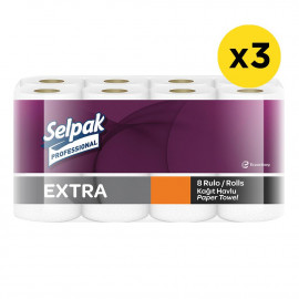 Selpak Prof. Extra Havlu- 8 3PK/KL