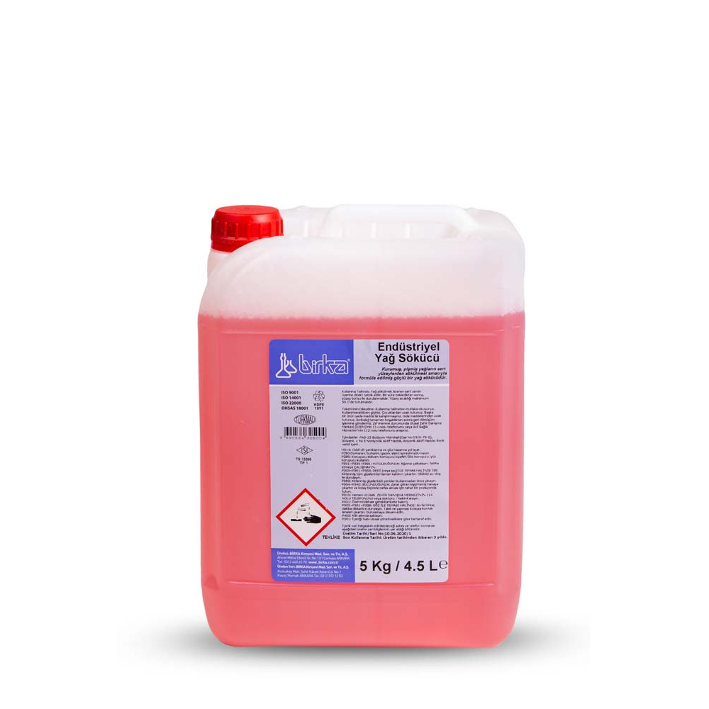 BİRKA YAĞ SÖKÜCÜ FIRIN TEMİZLEYİCİ 5KG 4AD/KL