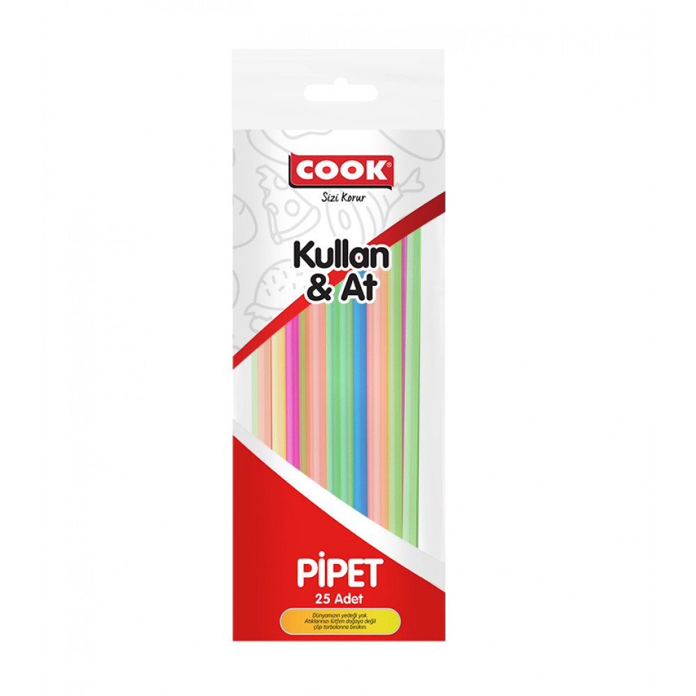 COOK JELATİNSİZ PİPET 25Lİ 