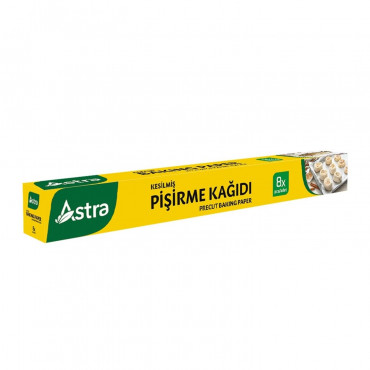 ASTRA PİŞİRME KAĞIDI KEŞİLMİŞ 8YAPRAK 2Lİ