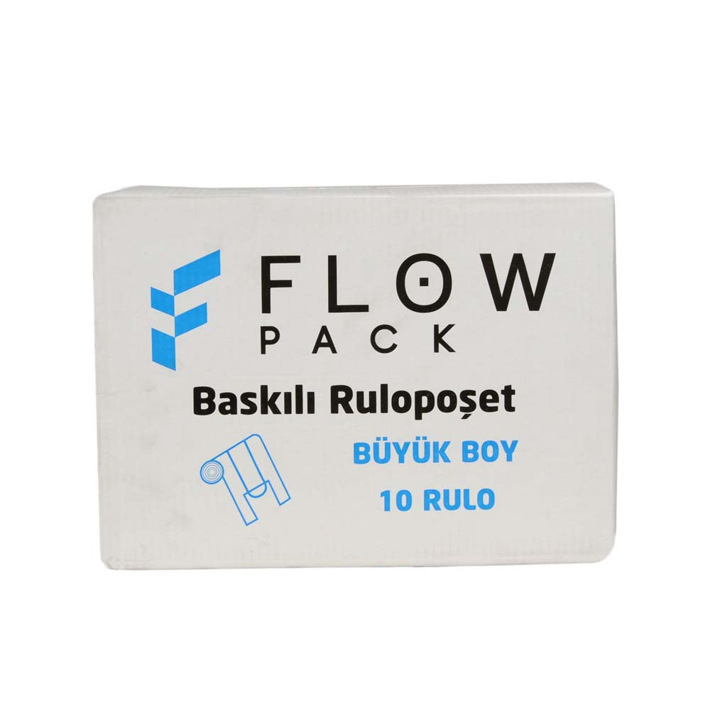 FLOW RULO POŞET UNLU MAMUL BASKILI 30*55 BÜYÜK 79AD/PK 10PK/KL