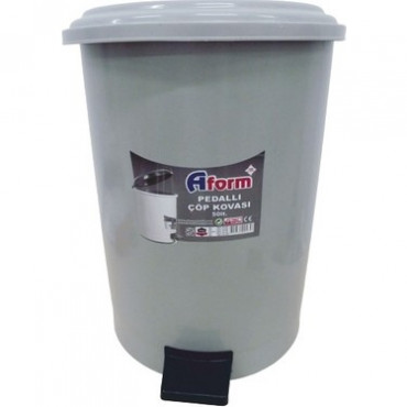AFC PEDALLI ÇÖP KOVASI 50LT (NO5) GRİ