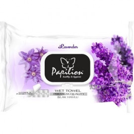 PAPİLİON 100LÜ ISLAK HAVLU LAVANTA 18PK/KL