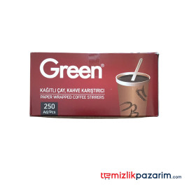 GREEN KAĞITLI TAHTA KARIŞTIRICI 250AD 20PK/KL