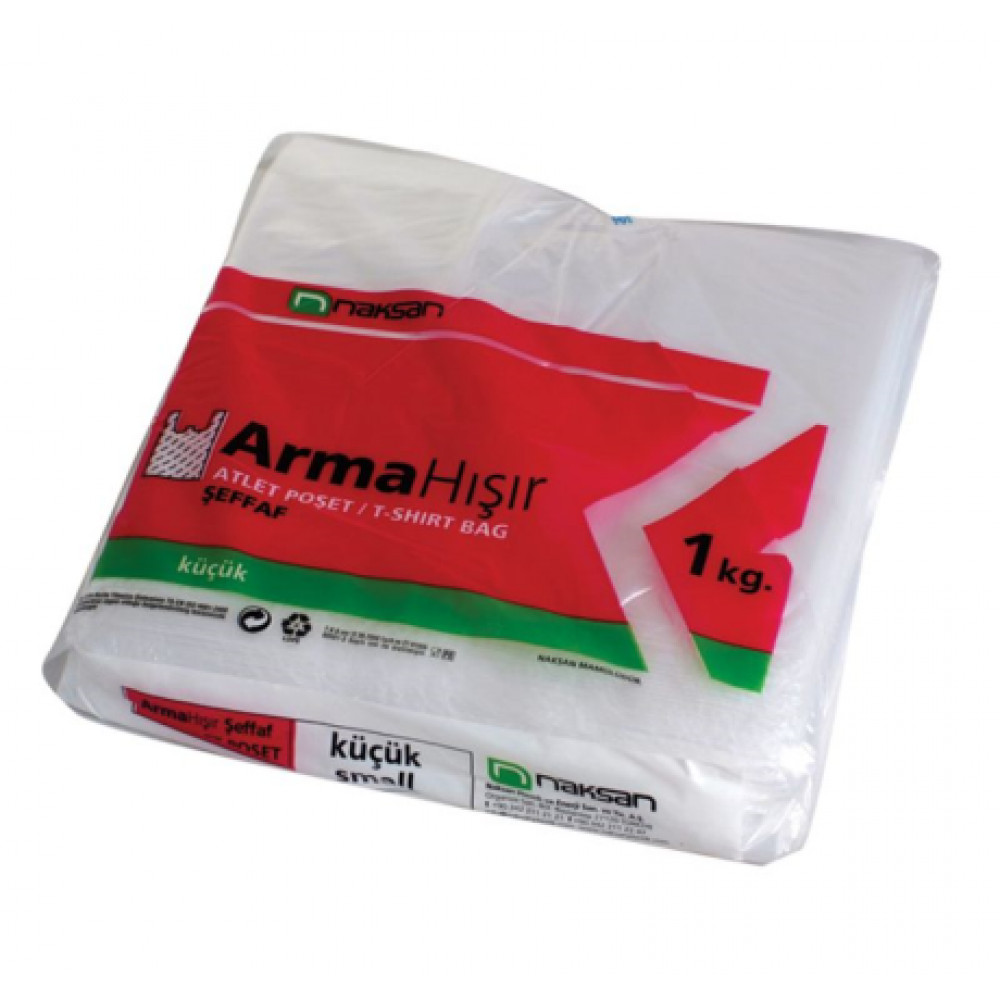NKS HIŞIR  ATLET POŞET KÜÇÜK ŞEFFAF 1KG/PK 10KG/KL