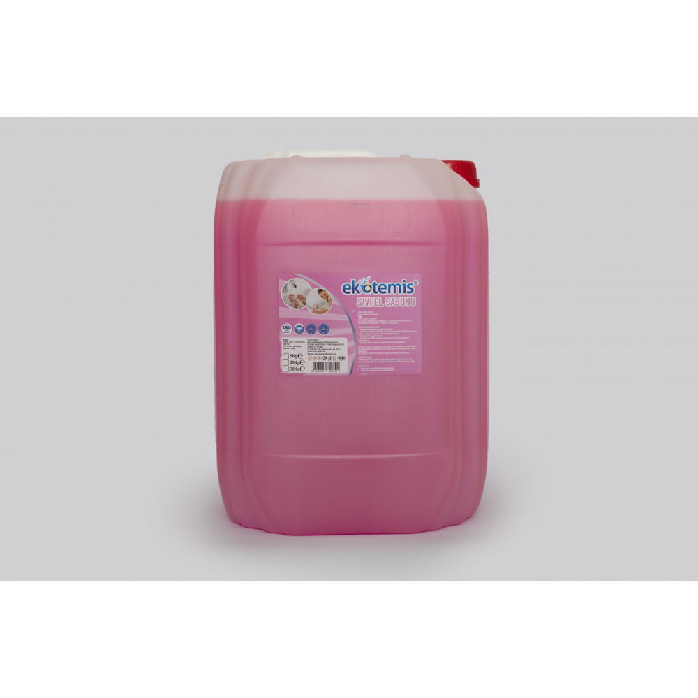 EKOTEM SIVI EL SABUNU PEMBE 5LT 4AD/KL