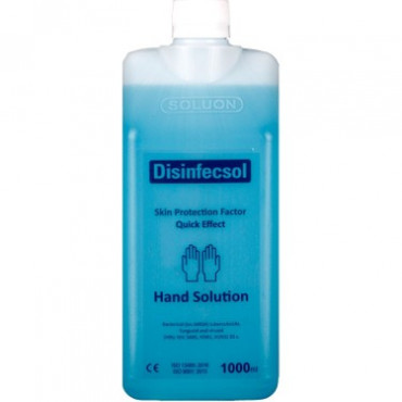 DİSİNFECSOL EL DEZENFEKTANI 1LT BİDON 12AD/KL