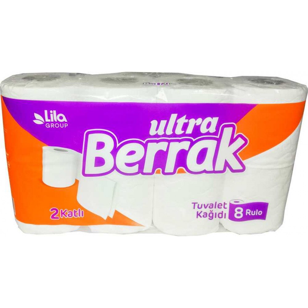BERRAK TUVALET KAĞIDI 8Lİ 5PK/KL